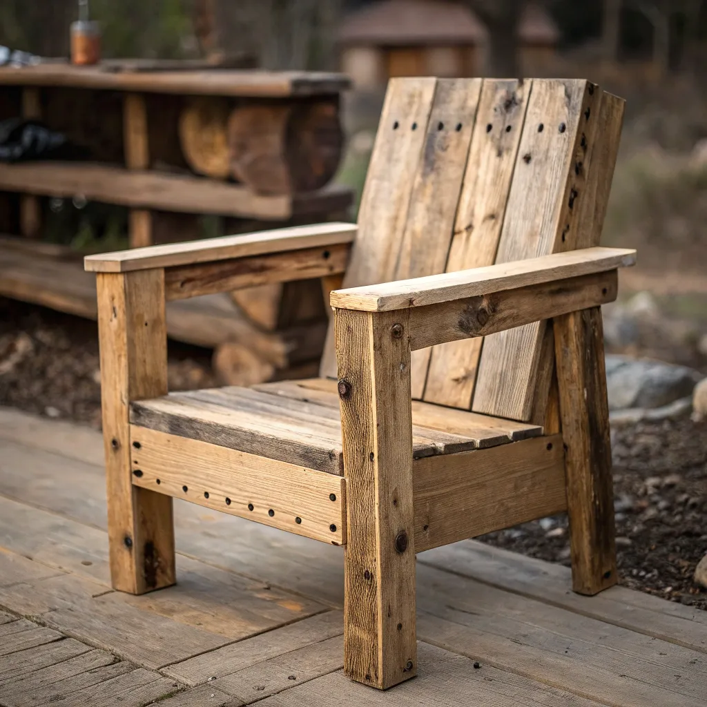 Rustico Chair - Made from recycled wood